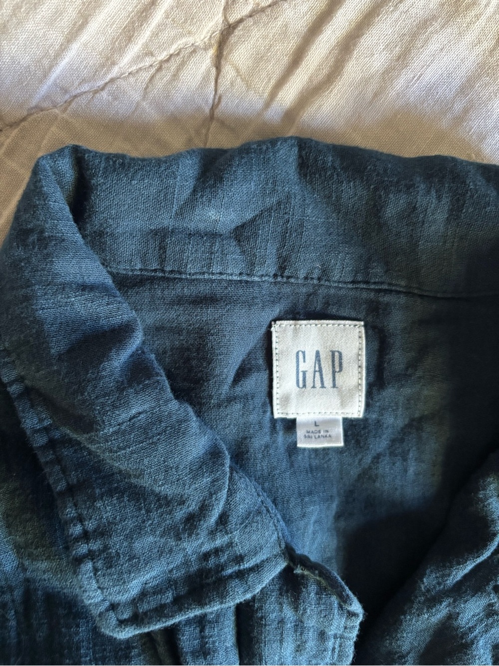 Gap Cotton Short Sleeve Button Down